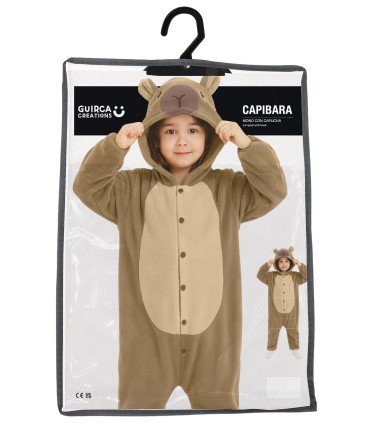 DISFRAZ DE CAPIBARA PIJAMA INFANTIL