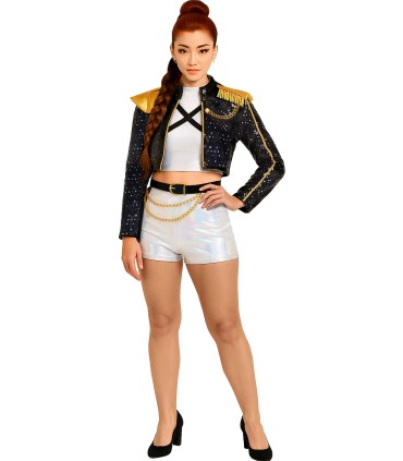 DISFRAZ GUERRERA K-POP HUNTRIX ADULTA