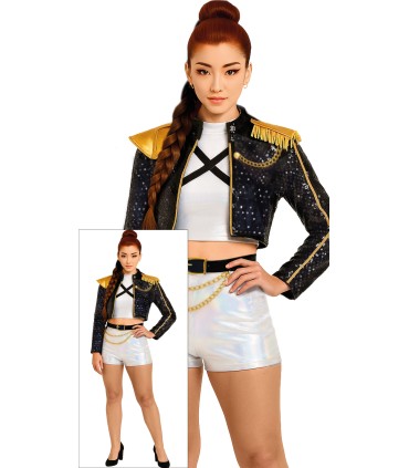 DISFRAZ GUERRERA K-POP HUNTRIX ADULTA