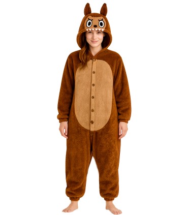 DISFRAZ DE LABUBU MARRON MUJER T-L