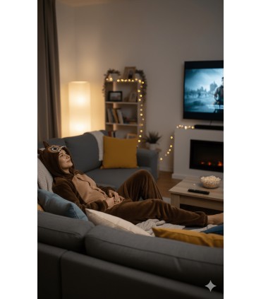 DISFRAZ DE LABUBU MARRON MUJER T-L