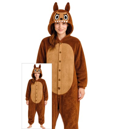 DISFRAZ DE LABUBU MARRON MUJER T-L