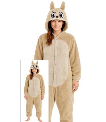 DISFRAZ DE LABUBU BEIGE MUJER T-L