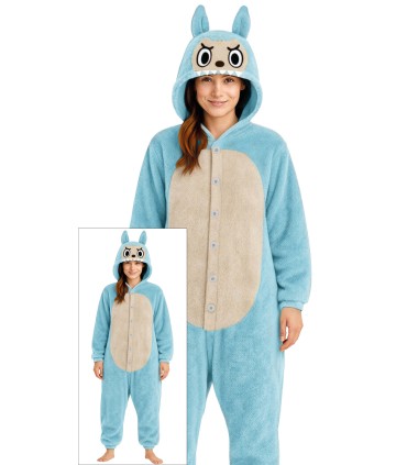 DISFRAZ DE LABUBU AZUL MUJER T-L