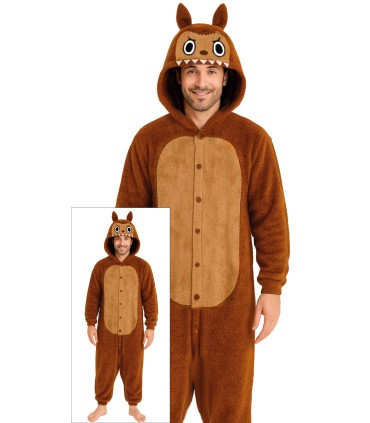 DISFRAZ DE LABUBU MARRON HOMBRE T-L