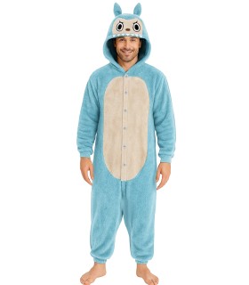 DISFRAZ DE LABUBU AZUL HOMBRE T-L