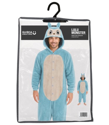 DISFRAZ DE LABUBU AZUL HOMBRE T-L