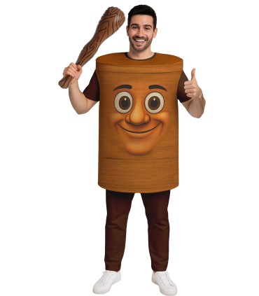 DISFRAZ DE TUNG TUNG SAHUR HOMBRE T-L