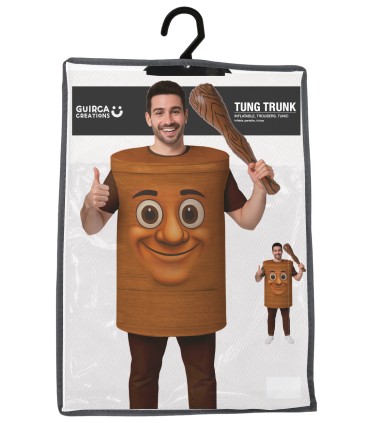 DISFRAZ DE TUNG TUNG SAHUR HOMBRE T-L