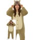 DISFRAZ DE CAPIBARA PIJAMA MUJER T-L