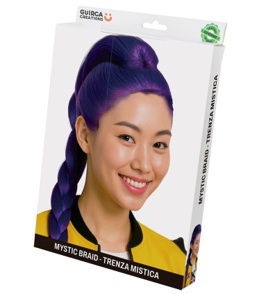 PELUCA K-POP MORADA ADULTA