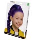PELUCA K-POP TRENZA MORADA INFANTIL