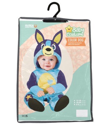 DISFRAZ DE PERRITO AZUL BEBE