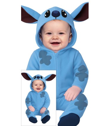 DISFRAZ ALIEN AZUL BEBE