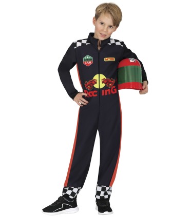 DISFRAZ DE PILOTO DE COCHES INFANTIL