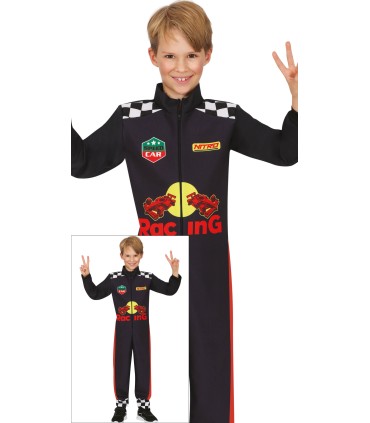 DISFRAZ DE PILOTO DE COCHES INFANTIL