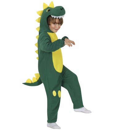 DISFRAZ DE DINOSAURIO VERDE INFANTIL