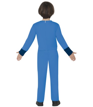 DISFRAZ DE HEROE AZUL INFANTIL
