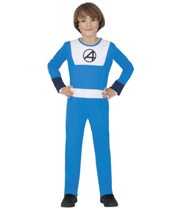 DISFRAZ DE HEROE AZUL INFANTIL