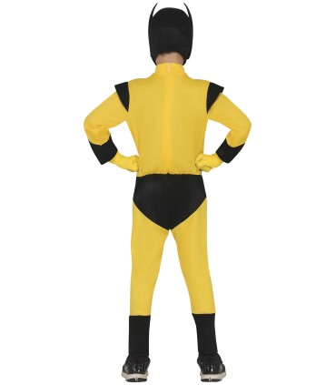 DISFRAZ DE HEROE AMARILLO INFANTIL