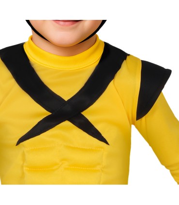 DISFRAZ DE HEROE AMARILLO INFANTIL