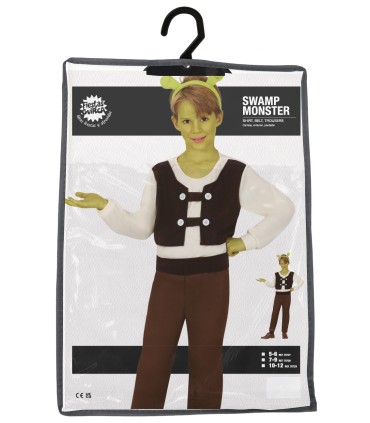 DISFRAZ DE MONSTRUO VERDE INFANTIL