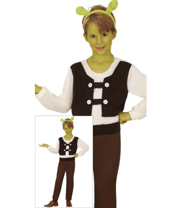 DISFRAZ DE MONSTRUO VERDE INFANTIL