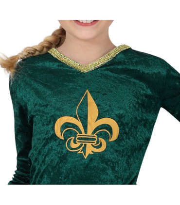 DISFRAZ DE REINA MEDIEVAL INFANTIL