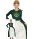 DISFRAZ DE REINA MEDIEVAL INFANTIL