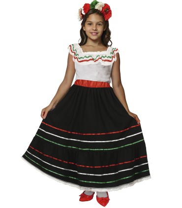 DISFRAZ DE MEXICANA INFANTIL
