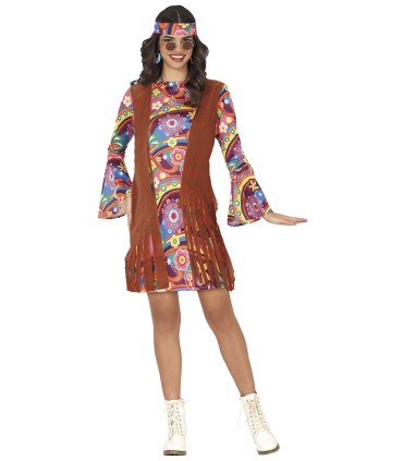 DISFRAZ DE HIPPIE ADULTA