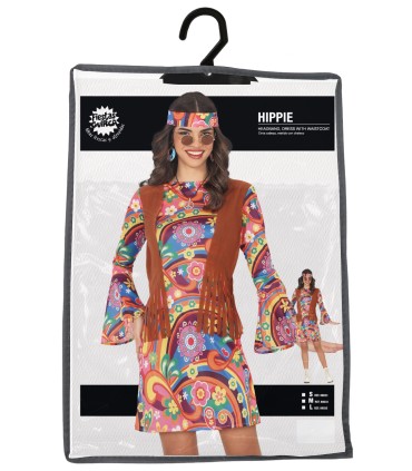 DISFRAZ DE HIPPIE ADULTA