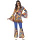 DISFRAZ DE HIPPIE FLOWER ADULTA