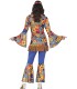 DISFRAZ DE HIPPIE FLOWER ADULTA