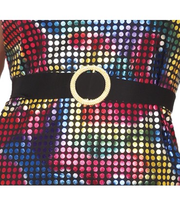 DISFRAZ DE DISCO BRILLO ADULTA