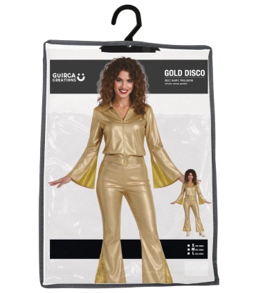 DISFRAZ DE DISCO ORO ADULTA
