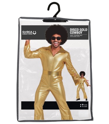 DISFRAZ DE DISCO ORO ADULTO