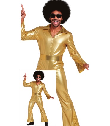 DISFRAZ DE DISCO ORO ADULTO