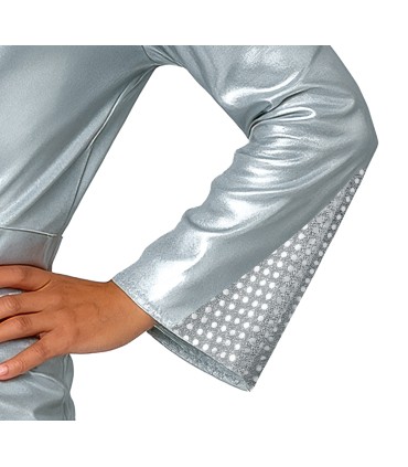 DISFRAZ DE DISCO PLATA ADULTO