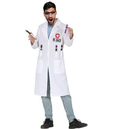 DISFRAZ DE DR. SHOTS ADULTO T-L