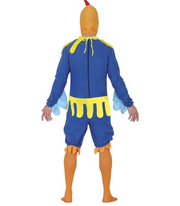 DISFRAZ DE GALLO AZUL ADULTO