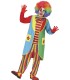DISFRAZ DE PAYASO MULTICOLOR ADULTO