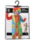 DISFRAZ DE PAYASO MULTICOLOR ADULTO