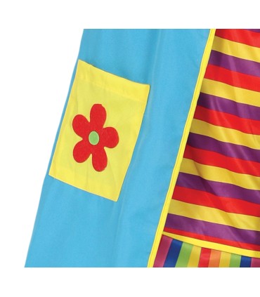 DISFRAZ DE PAYASO MULTICOLOR ADULTO