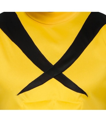 DISFRAZ DE SUPER HEROE AMARILLO ADULTO