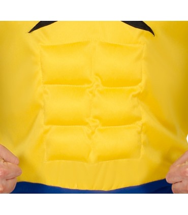 DISFRAZ DE SUPER HEROE AMARILLO ADULTO