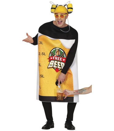 DISFRAZ DE CERVEZA GRATIS ADULTO T-L