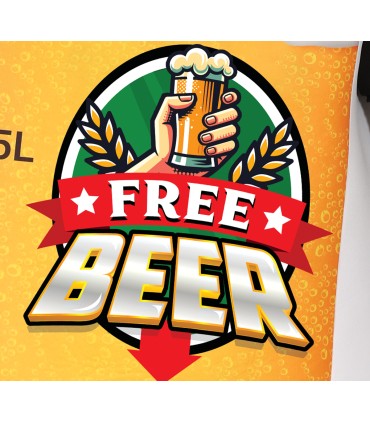 DISFRAZ DE CERVEZA GRATIS ADULTO T-L