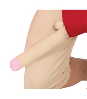 DISFRAZ DE SALVAVIDAS CON PENE ADULTO