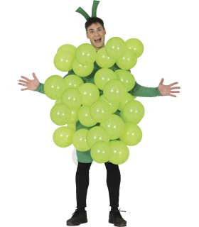 DISFRAZ DE RACIMO UVAS ADULTO T-L